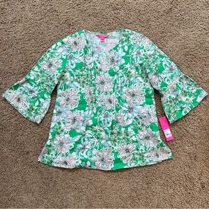 Lilly Pulitzer Hollie Linen Tunic - Blossom Views